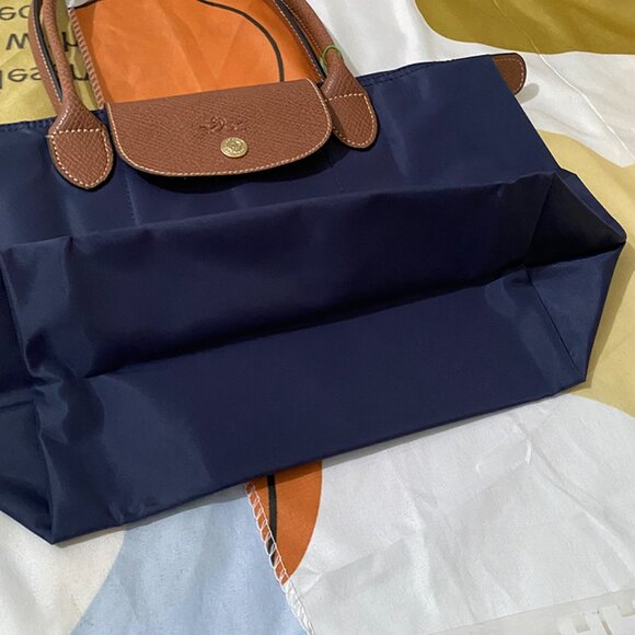 Longchamp Navy Blue Foldable Tote Bag - Picture 9 of 9